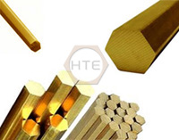 Barras de latón hexagonal